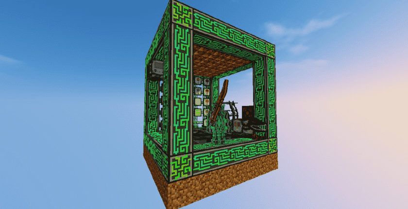 Сервер с модами OneBlock №2