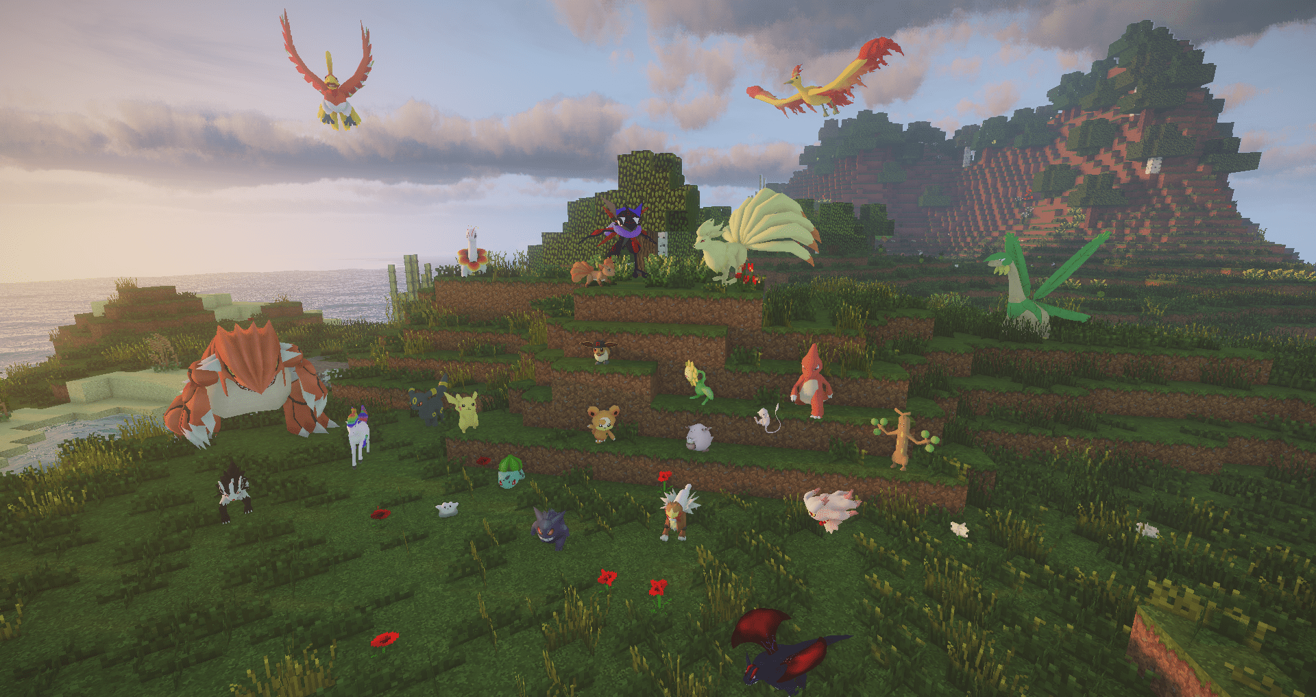 Сервер с модами Pixelmon №2