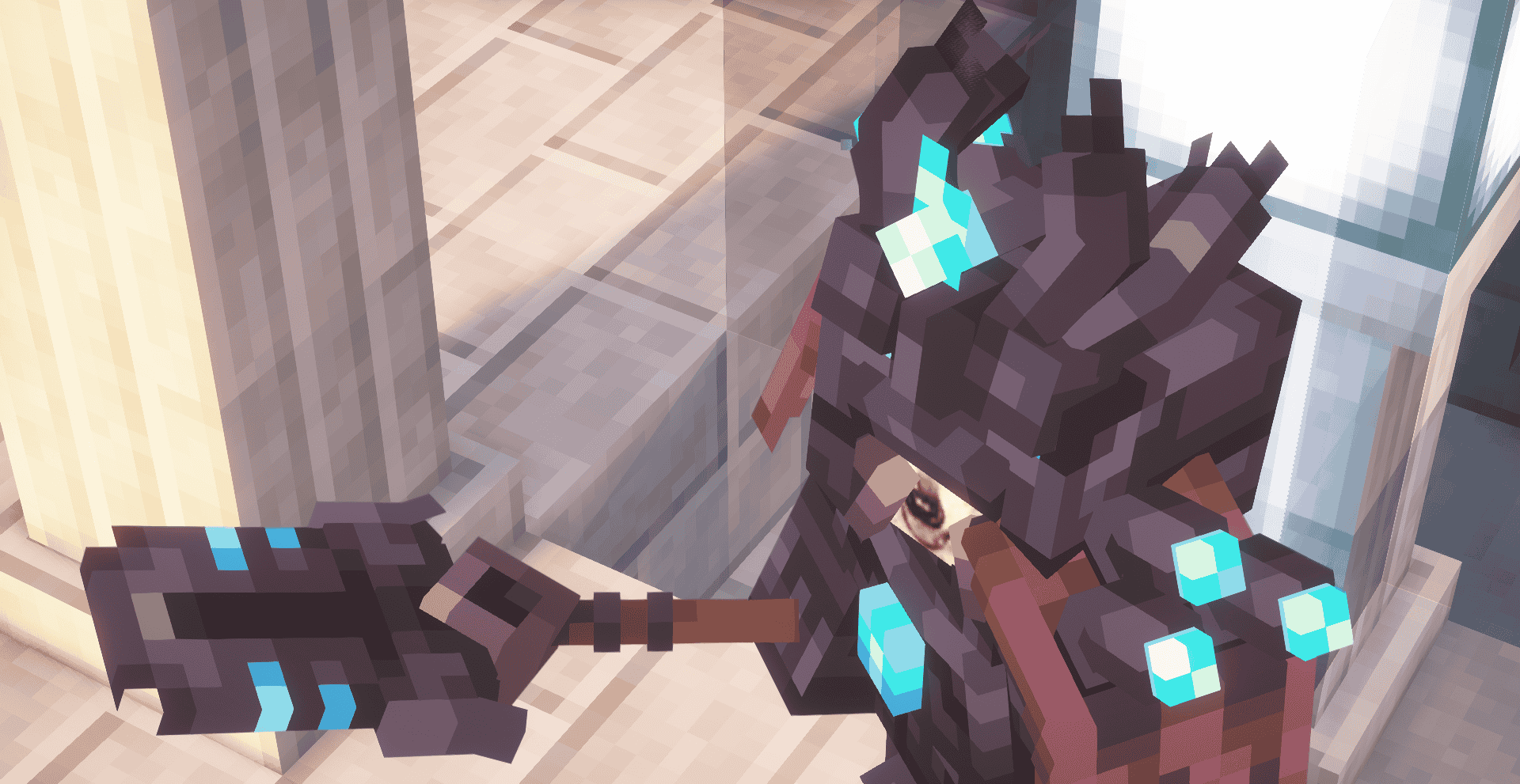 Лопата из пропитанного маной сплава