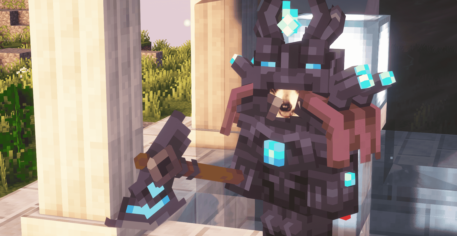 Топор из пропитанного маной сплава