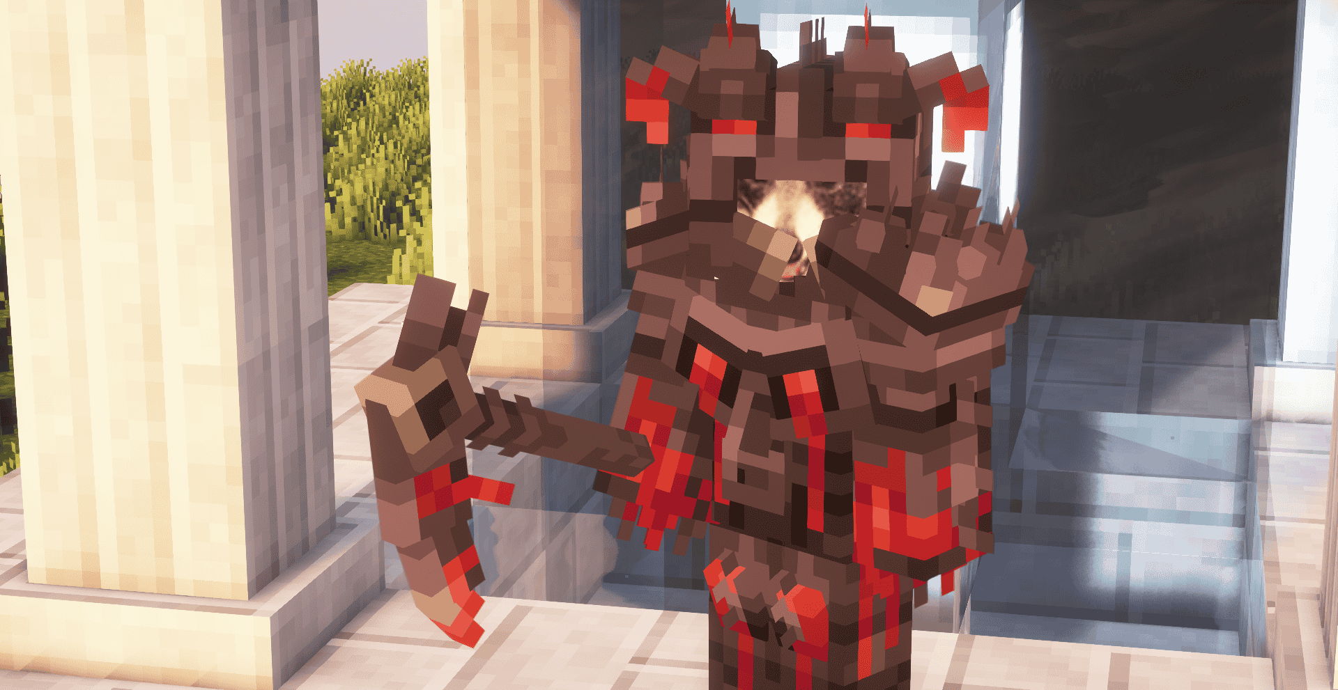 Мотыга из пропитанного кровью сплава