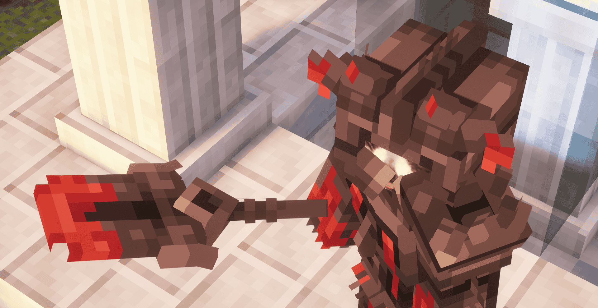 Лопата из пропитанного кровью сплава